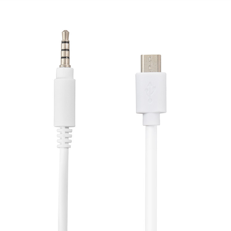 Micro Usb To Jack 3.5mm Audio Cable Connector 3.5 Headphone Plug Phone Audio Adapter Cables for V8 Live Microphon 0.8M, White
Micro Usb To Jack 3.5mm Audio Cable Connector 3.5 Headphone Plug Phone Audio Adapter Cables for V8 Live Microphon 0.8M, White
