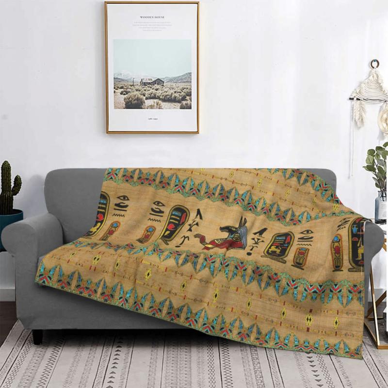 Blankets Egyptian Anubis Ornament Blanket Flannel All Season Ancient Egypt Myth Portable Warm Throw For Home Office Rug Piece
Blankets Egyptian Anubis Ornament Blanket Flannel All Season Ancient Egypt Myth Portable Warm Throw For Home Office Rug Piece