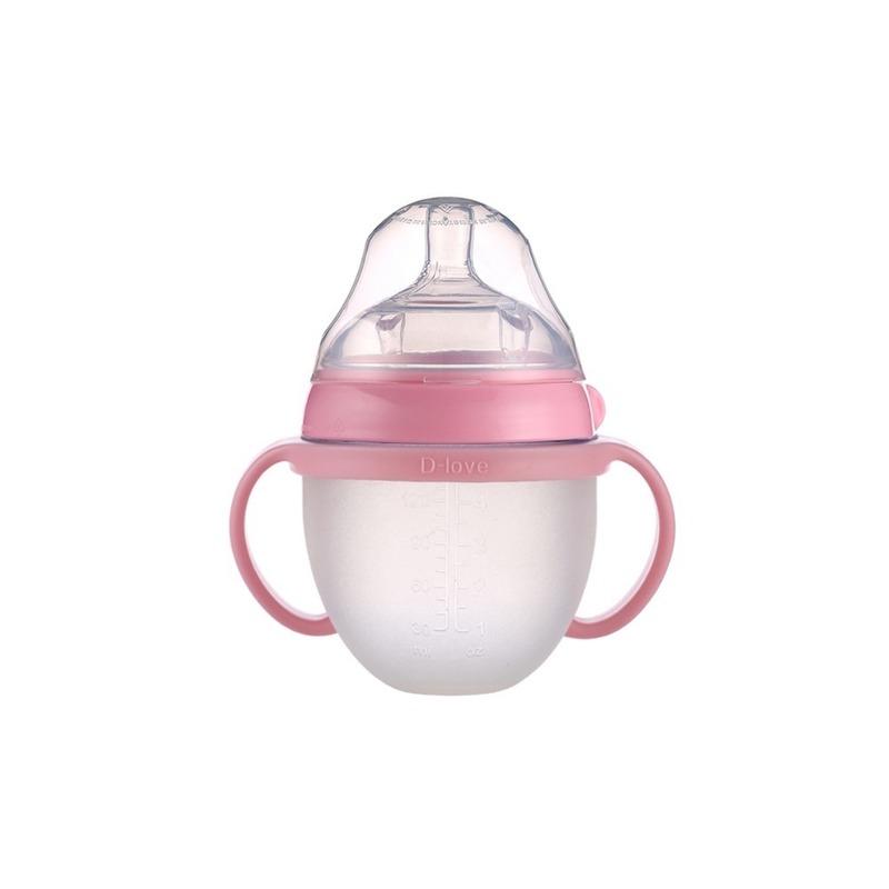 mamadeira Baby Bottle Green 250ml(8oz) pink 150ml(5oz) baby milk feeding bottle with handle bottle children 220512