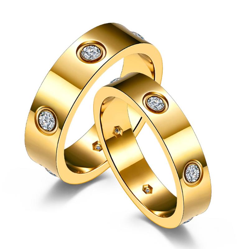 Wedding Rings Exquisite Stainless Steel Couple Ring With Zircon Simple Engagement No Fade Lovers GiftWedding RingsWedding
Wedding Rings Exquisite Stainless Steel Couple Ring With Zircon Simple Engagement No Fade Lovers GiftWedding RingsWedding