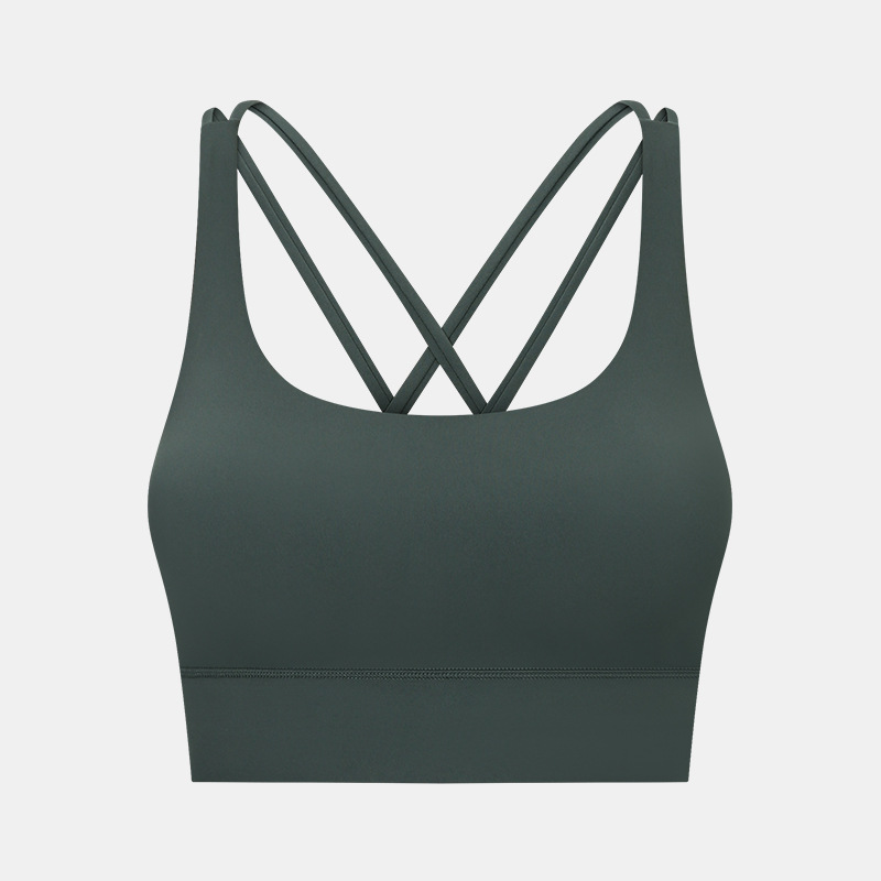 Tank Buttery Tops Women Yoga Soft Sports Bra With Removable Cups Underwear Classic Fashion Vest Skin-Friendly Cross Strap Cami GISZ, Black
Tank Buttery Tops Women Yoga Soft Sports Bra With Removable Cups Underwear Classic Fashion Vest Skin-Friendly Cross Strap Cami GISZ, Black