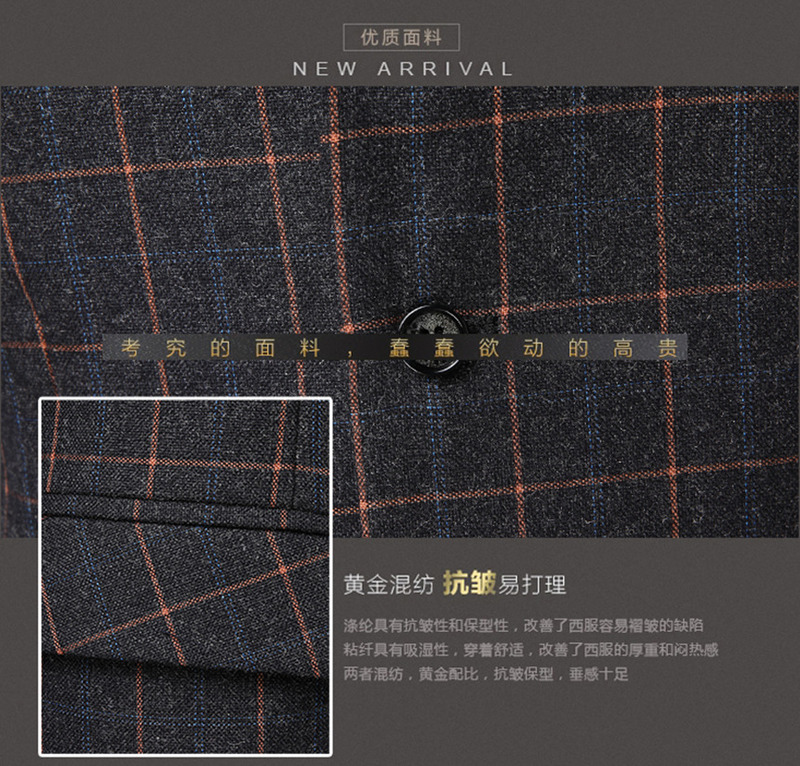 Men's Suits & Blazers Boutique Blazer Vest Trousers Men's Italian Style Fa 220823