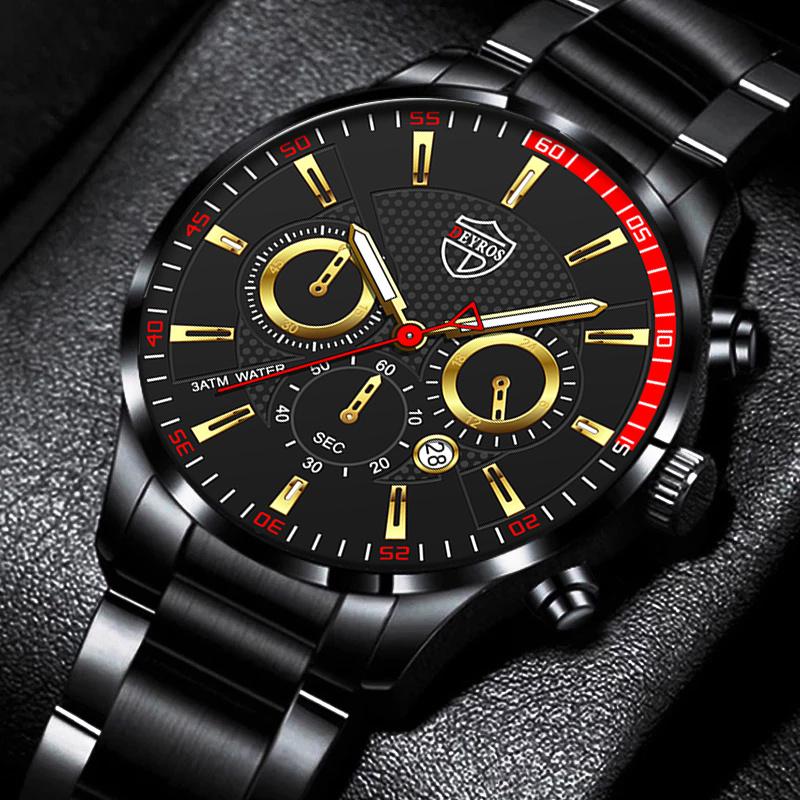 Wristwatches Luxury Fashion Mens Sports Watches For Men Business Stainless Steel Quartz Watch Man Casual Luminous Clock Relogio Masculino, Leather silver black
Wristwatches Luxury Fashion Mens Sports Watches For Men Business Stainless Steel Quartz Watch Man Casual Luminous Clock Relogio Masculino, Leather silver black
