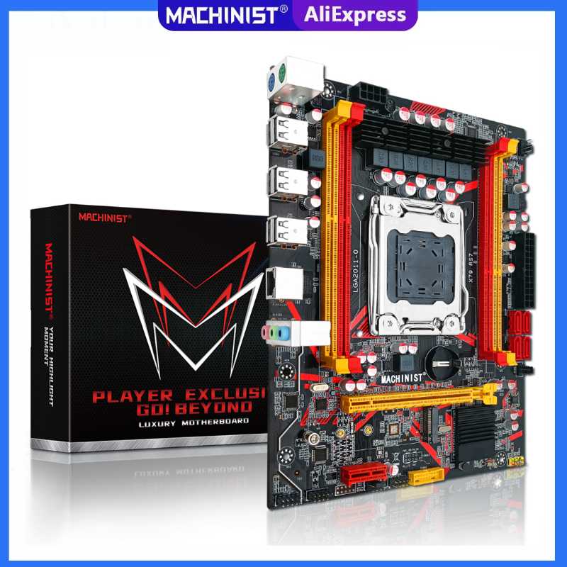 

Motherboards MACHINIST X79 Motherboard LGA 2011 Support Intel Xeon E5 2689 2620 2650 V2 CPU Processor DDR3 ECC RAM Memory M.2 NVME X79-RS7