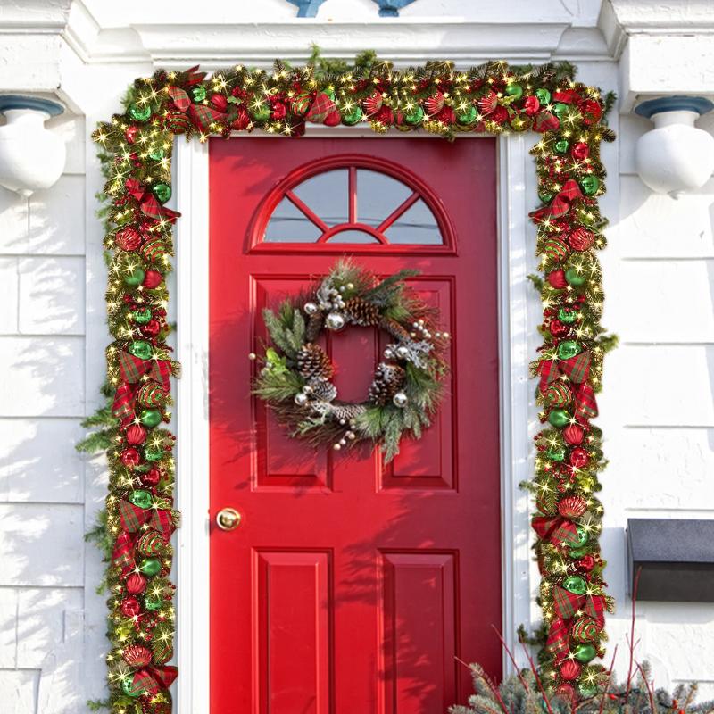 Decorative Flowers & Wreaths 1.2m Glow Wreath On The Door Artificial Christmas Decorations Dead Branches Vine Ring Pendant Cane Garland Hang, Blue
Decorative Flowers & Wreaths 1.2m Glow Wreath On The Door Artificial Christmas Decorations Dead Branches Vine Ring Pendant Cane Garland Hang, Blue
