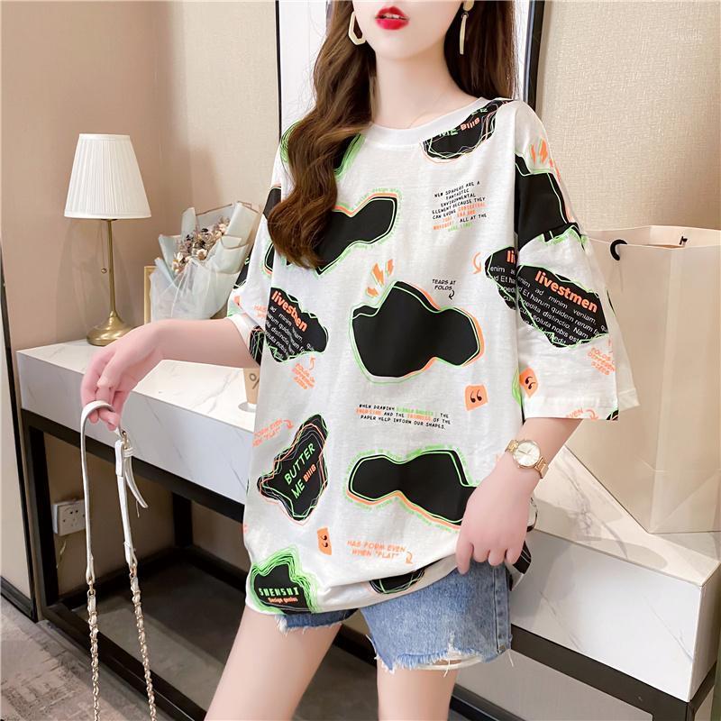 Fashion Women Oversized T-shirt Summer Letter Printed T-shirts Short Sleeve Unisex O-Neck T Shirt Harajuku White Tops Streetwear Women's, Xiaob 3348 lan
Fashion Women Oversized T-shirt Summer Letter Printed T-shirts Short Sleeve Unisex O-Neck T Shirt Harajuku White Tops Streetwear Women's, Xiaob 3348 lan