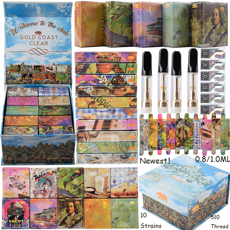 0.8ml 1ml Smokers Club Atomizers Newest GOLD COAST CLEAR Disposable Vape Pen Cartridges Vape Cartridge Glass Tank Wax Vaporizer Carts E Cigarettes Empty 10 Strains
0.8ml 1ml Smokers Club Atomizers Newest GOLD COAST CLEAR Disposable Vape Pen Cartridges Vape Cartridge Glass Tank Wax Vaporizer Carts E Cigarettes Empty 10 Strains