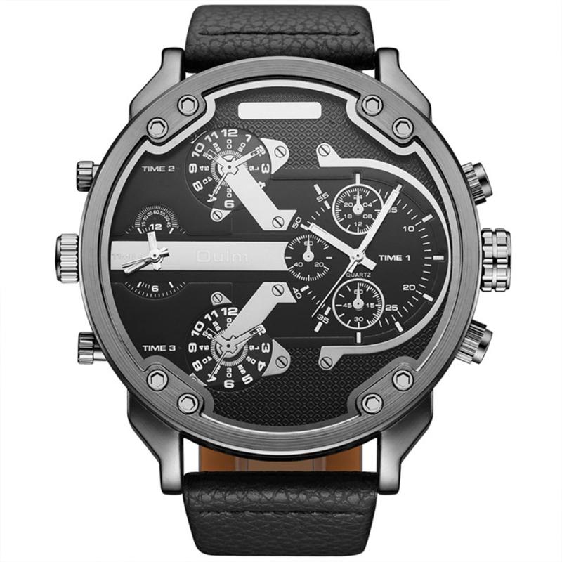 Wristwatches Authentic OULM 3548 Brand Watches Men Dual Time Zone Large Dial Sports Design Casual Quartz Watch Montre Homme De Marque Grande, White
Wristwatches Authentic OULM 3548 Brand Watches Men Dual Time Zone Large Dial Sports Design Casual Quartz Watch Montre Homme De Marque Grande, White