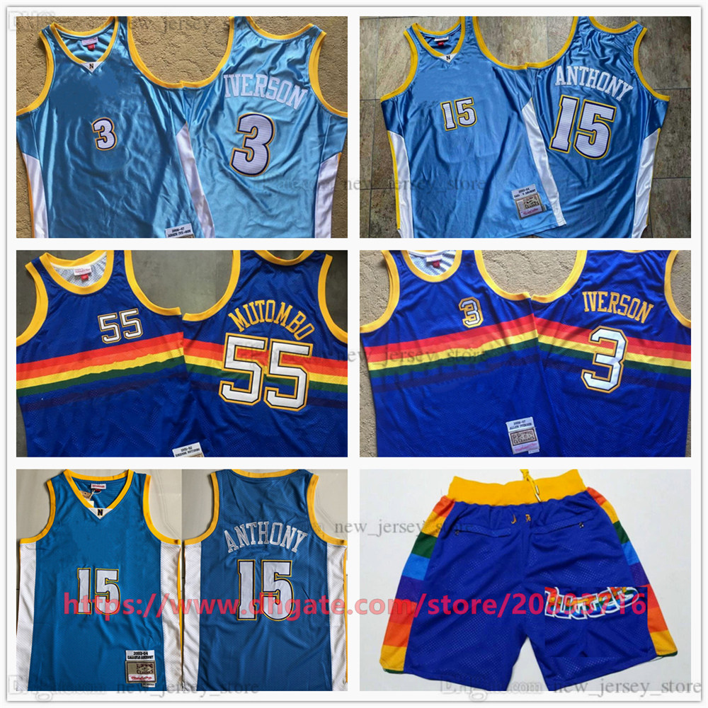 Mitchell and Ness Authentic Embroidery Basketball 15 CarmeloAnthony Jerseys Retro Stitched 3 AllenIverson 55 DikembeMutombo Breathable Sport High Quality Man, Authenticstitched 2006-07
Mitchell and Ness Authentic Embroidery Basketball 15 CarmeloAnthony Jerseys Retro Stitched 3 AllenIverson 55 DikembeMutombo Breathable Sport High Quality Man, Authenticstitched 2006-07