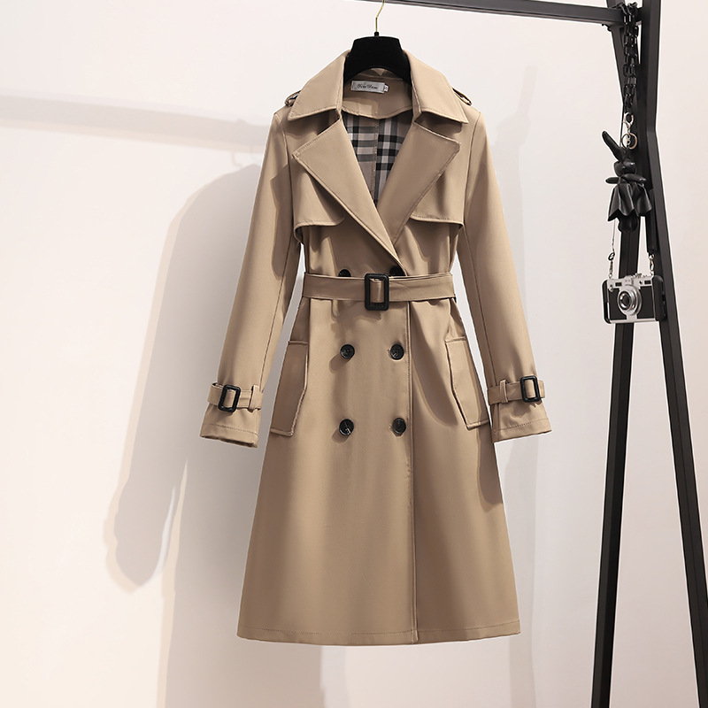 Women's Leather & Faux Leather New Spring England Style Women Windbreaker Loose Medium and Long Elegant Belt Coat Female Casual Trench Coats Mujer, Blue
Women's Leather & Faux Leather New Spring England Style Women Windbreaker Loose Medium and Long Elegant Belt Coat Female Casual Trench Coats Mujer, Blue