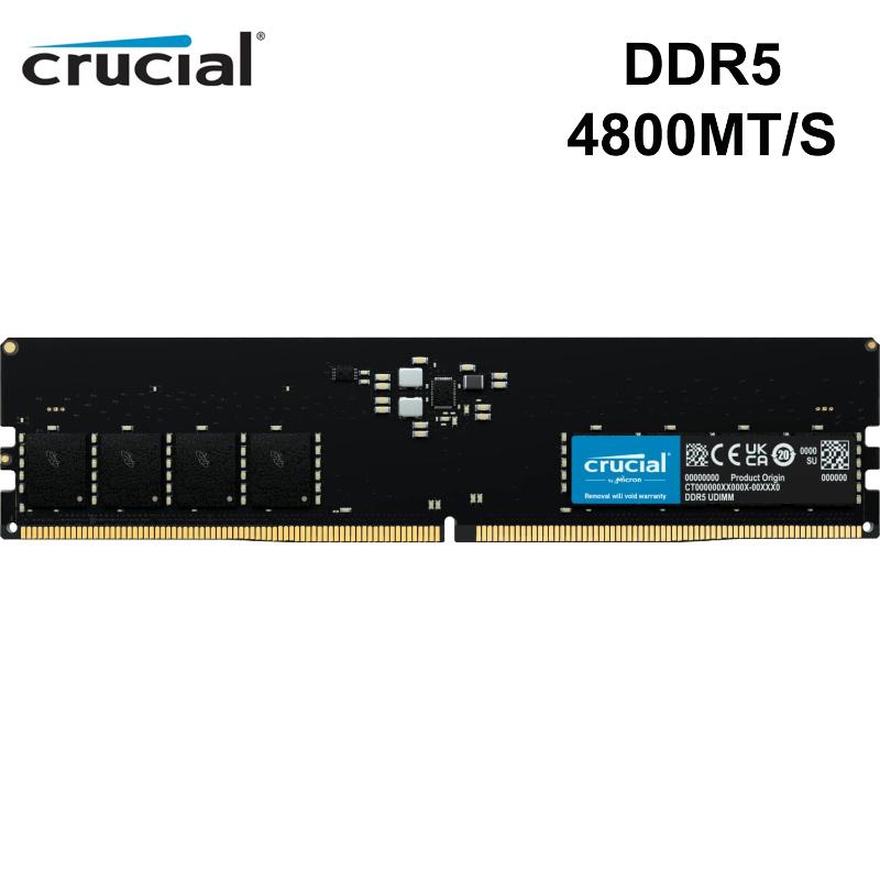 RAMs Crucial RAM 8G 16G 32GB DDR5 4800MHz PC Desktop Computer Memory Module CL40 UDIMMRAMs
RAMs Crucial RAM 8G 16G 32GB DDR5 4800MHz PC Desktop Computer Memory Module CL40 UDIMMRAMs