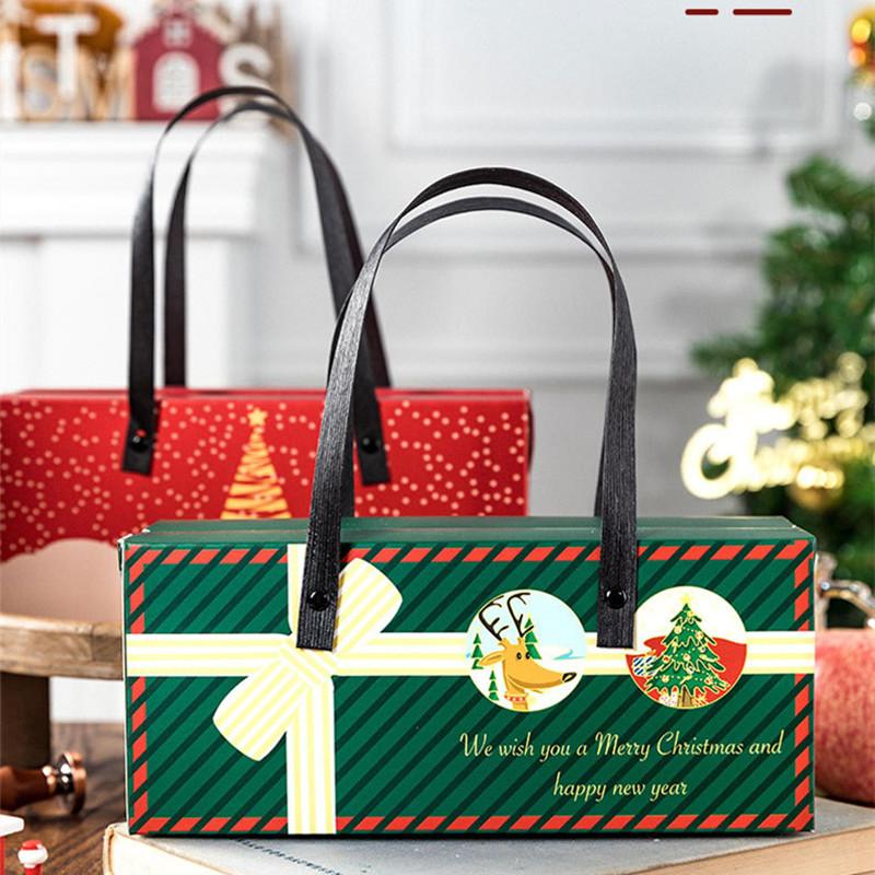 Gift Wrap 10PCS Red Green Christmas Elk Box Pastry Biscuit Take Out Package Deer Tree Boxy Hand Holiday24x10x9cm Handle Bags
Gift Wrap 10PCS Red Green Christmas Elk Box Pastry Biscuit Take Out Package Deer Tree Boxy Hand Holiday24x10x9cm Handle Bags