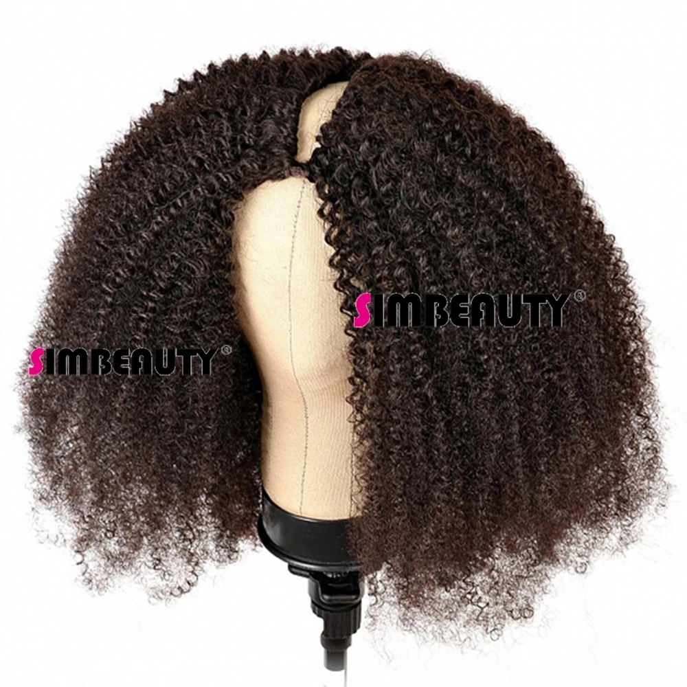 Afro Kinky Curly V Part Wig 250%Density Unprocessed Human Hair Upgrade U Part Bob Wigs For Women Middle Parts Full End Machine, As picture color
Afro Kinky Curly V Part Wig 250%Density Unprocessed Human Hair Upgrade U Part Bob Wigs For Women Middle Parts Full End Machine, As picture color