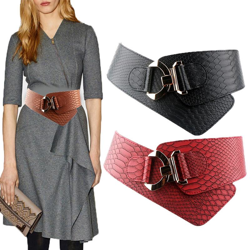 Belts Fashion Lady Waistbands Black Waist Belt Super Wide PU Leather For Women Shirt Slimming Corset Elastic Cummerbund GirdleBelts
Belts Fashion Lady Waistbands Black Waist Belt Super Wide PU Leather For Women Shirt Slimming Corset Elastic Cummerbund GirdleBelts