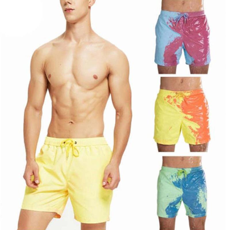 Men's Shorts Water Changes Colour Swimming Trunks Beach Pants Men European And Large Size Temperature-sensitive Color Casual ShortsMen's, Blue
Men's Shorts Water Changes Colour Swimming Trunks Beach Pants Men European And Large Size Temperature-sensitive Color Casual ShortsMen's, Blue