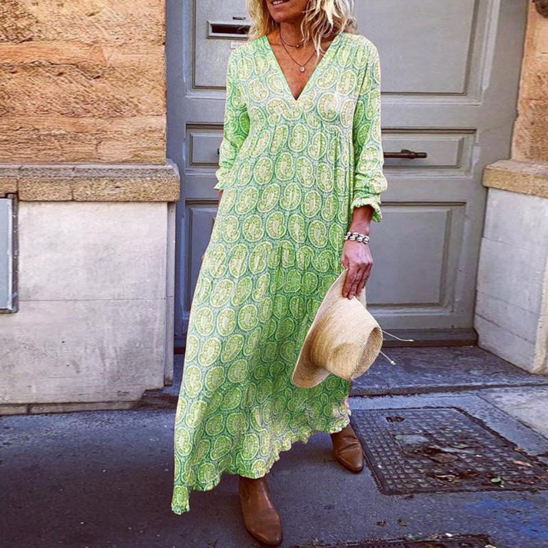 Casual Dresses Geometric Print Clothes For Women Beach Dress Cotton Linen Pocket Long Sleeve Button V Neck Bohemian Holidays Shirt 4Casual, Ye
Casual Dresses Geometric Print Clothes For Women Beach Dress Cotton Linen Pocket Long Sleeve Button V Neck Bohemian Holidays Shirt 4Casual, Ye