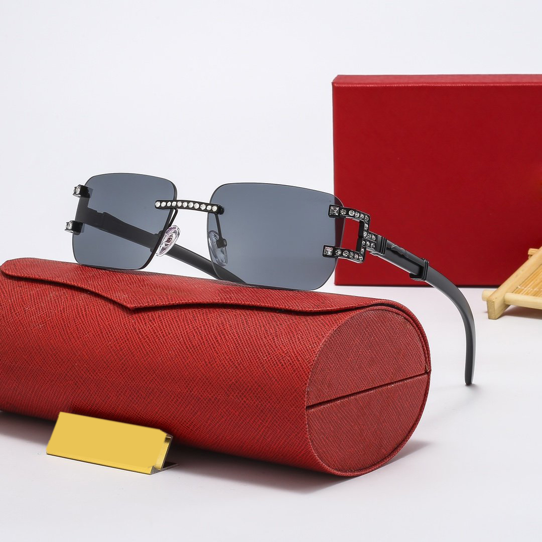 New Black Buffalo Horn Sunglasses Rimless Micro-paved Diamond set Sun glasses Men Women with C Decoration Rocks Wire frame glasses male and female Vintage Eyeglasses
New Black Buffalo Horn Sunglasses Rimless Micro-paved Diamond set Sun glasses Men Women with C Decoration Rocks Wire frame glasses male and female Vintage Eyeglasses