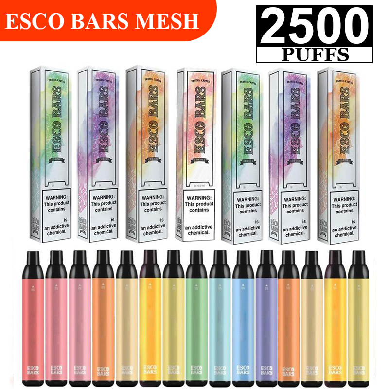 ESCO BARS MESH 2500 Puff Single Disposable vape e cigarette 6ml pod device 5% Strength 1000mah Battery Bang xxl plus
ESCO BARS MESH 2500 Puff Single Disposable vape e cigarette 6ml pod device 5% Strength 1000mah Battery Bang xxl plus