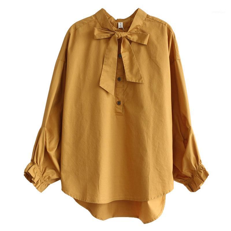 Women's Blouses & Shirts Autumn Plus Size Women Elegant Long Sleeve Bow Tie Shirt Ruffles Tops Solid Cotton Blouse Spring Work Loose Chemise, White
Women's Blouses & Shirts Autumn Plus Size Women Elegant Long Sleeve Bow Tie Shirt Ruffles Tops Solid Cotton Blouse Spring Work Loose Chemise, White
