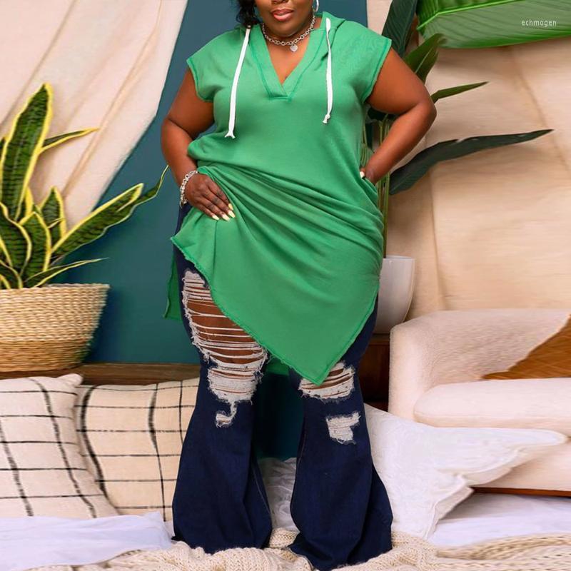 Plus Size Dresses ZJFZML ZZ Women Clothing Green Drawstring Hooded Short Sleeve Backless Split Dress Drop Wholesale Echm22
Plus Size Dresses ZJFZML ZZ Women Clothing Green Drawstring Hooded Short Sleeve Backless Split Dress Drop Wholesale Echm22