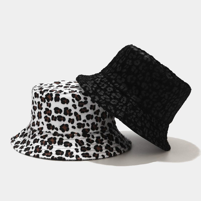 Leopard Reversible Women Bucket Hat Printed Summer Female Hat Cap Outdoor Fishing Lady Panama Casual Cap Sun hat 220325