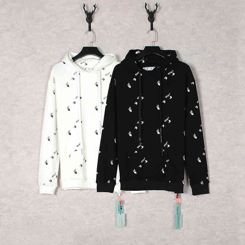 New Men' Trend Brand Luxury Designer Wholesale Chaopai All Print Finger Youth Women' Sweater, White
New Men' Trend Brand Luxury Designer Wholesale Chaopai All Print Finger Youth Women' Sweater, White