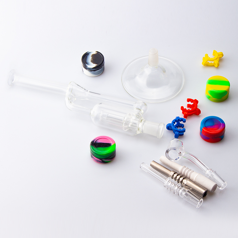 CSYC Smoking Kit Vortex Glass Bong Recycler Oil Rig Wax Glass water pipe heady Klein bongs With 14mm Ti-tips or Quartz Banger Nail bubbler beaker base
CSYC Smoking Kit Vortex Glass Bong Recycler Oil Rig Wax Glass water pipe heady Klein bongs With 14mm Ti-tips or Quartz Banger Nail bubbler beaker base