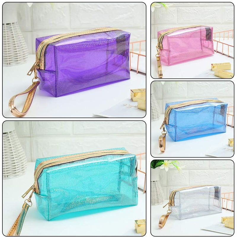 Transparent PVC Cosmetic Bag Women Travel Makeup Bags Waterproof Clear Zipper Make Up Pouch Beauty Wash Organizer Bath Toiletry Bag 8 Colors, Sky blue
Transparent PVC Cosmetic Bag Women Travel Makeup Bags Waterproof Clear Zipper Make Up Pouch Beauty Wash Organizer Bath Toiletry Bag 8 Colors, Sky blue