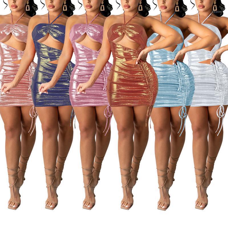 Casual Dresses Close-fitting Sexy Halter Neck Mini Dress Sleeveless Irregular Hollow Out Skinny Ruched Drawstring High Waist Bodycon, Blue
Casual Dresses Close-fitting Sexy Halter Neck Mini Dress Sleeveless Irregular Hollow Out Skinny Ruched Drawstring High Waist Bodycon, Blue