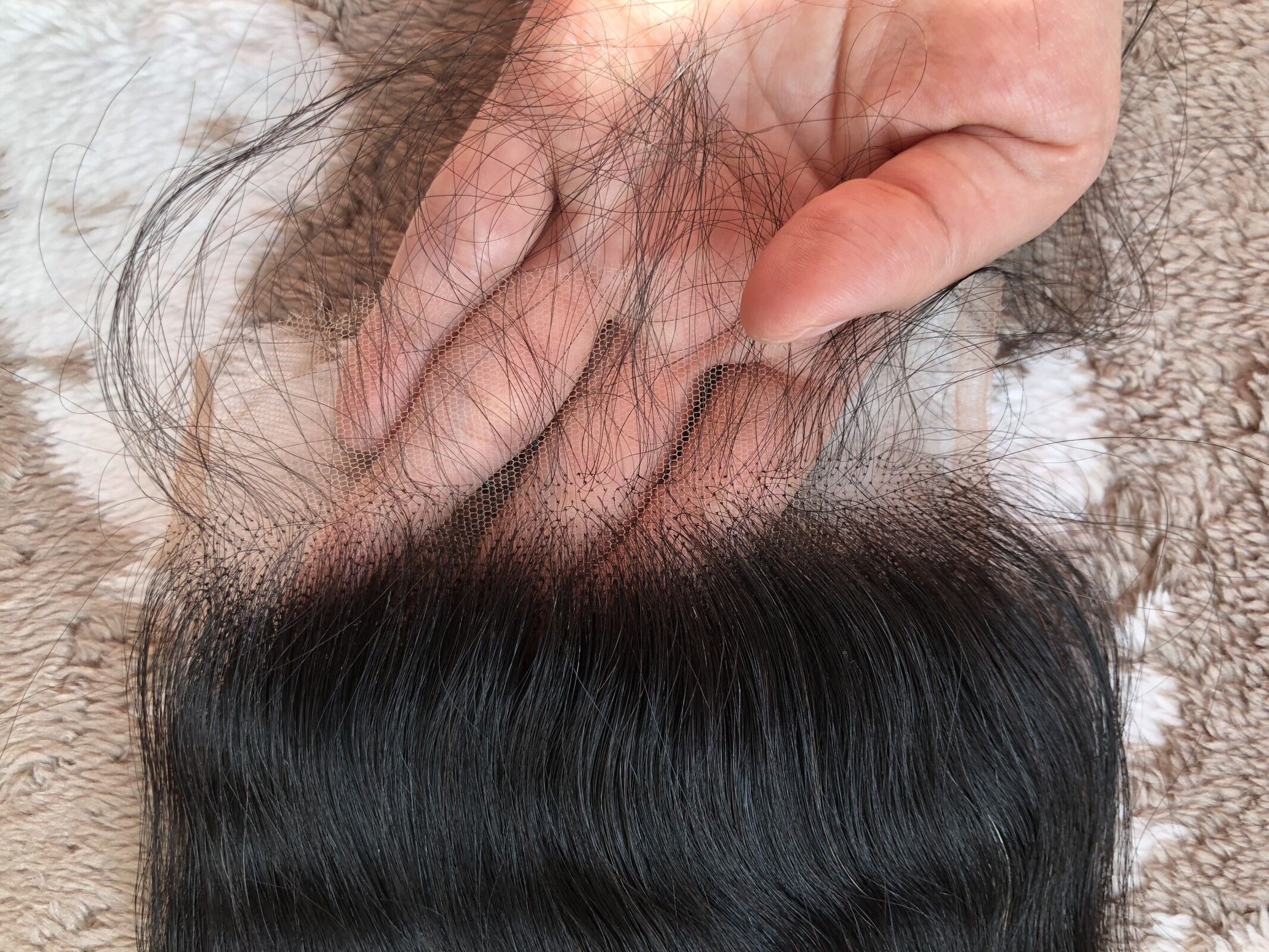 10pcs/lot Real HD Transparent 4X4 Laces Virgin Brazilian Human Hair Swiss Invisiable Lace Closure 1B Nautral Black 130% Density Small Knots Wholesale