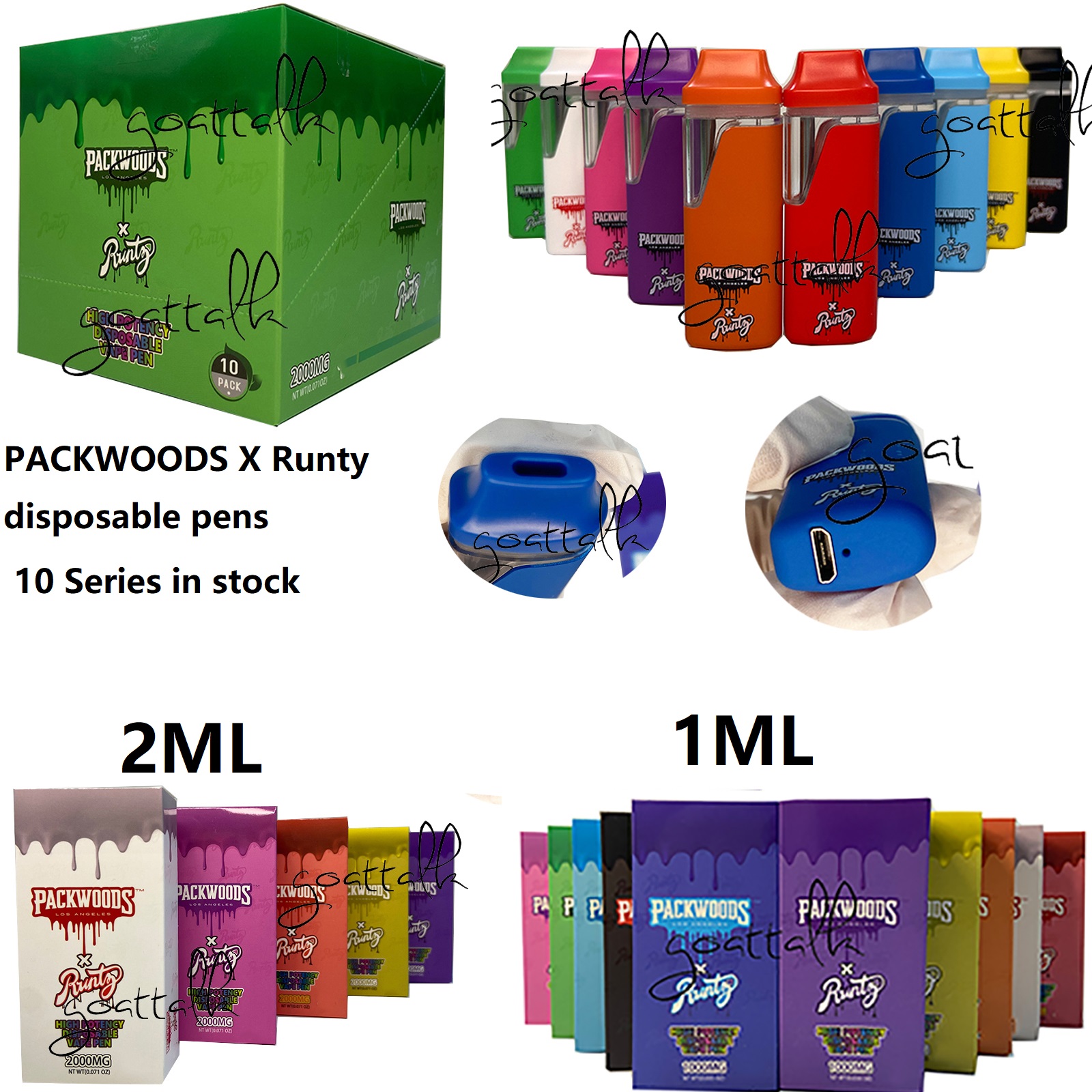 Disposable E-cigarettes Packwoods Disposable vape pens Runtz x bar pods device 380mAh E cigarettes Rechargeable Battery 1ml/2ML Empty Vape Pen unit 100-500
Disposable E-cigarettes Packwoods Disposable vape pens Runtz x bar pods device 380mAh E cigarettes Rechargeable Battery 1ml/2ML Empty Vape Pen unit 100-500