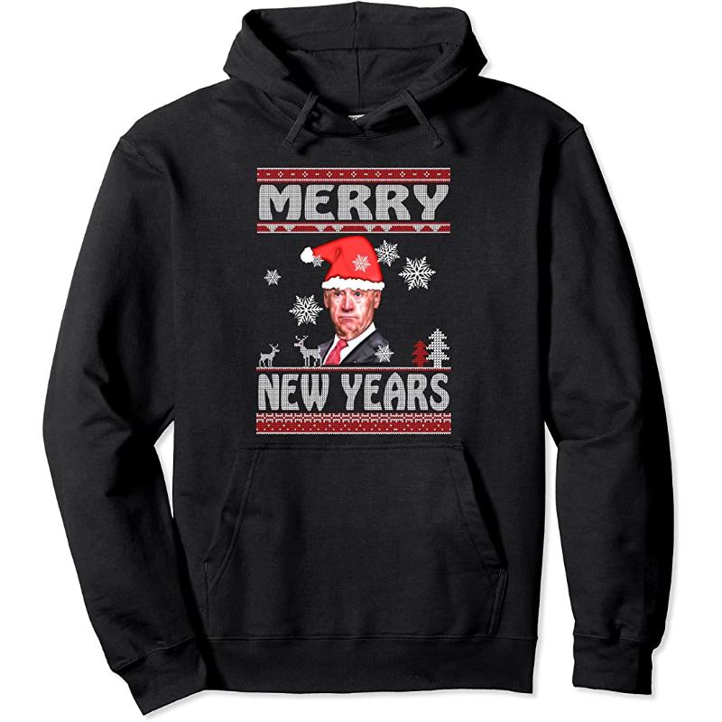 Men' Hoodies & Sweatshirts Funny Joe Biden Merry Years Ugly Christmas Pajama Pullover Hoodie
Men' Hoodies & Sweatshirts Funny Joe Biden Merry Years Ugly Christmas Pajama Pullover Hoodie
