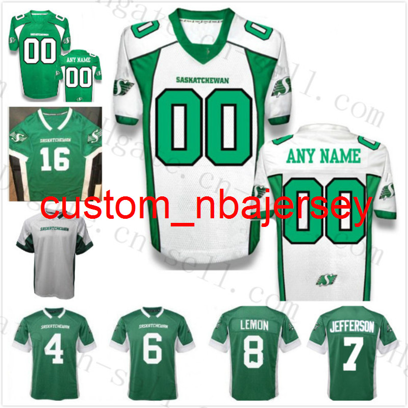 New Custom Saskatchewan Roughriders 39 Hughes 4 DURANT 97 CHICK 6 Rob BAGG 7 DRESSLER 82 Roosevelt Yong Lemon Football Jersey 100% Stitched, Old style #7 green
New Custom Saskatchewan Roughriders 39 Hughes 4 DURANT 97 CHICK 6 Rob BAGG 7 DRESSLER 82 Roosevelt Yong Lemon Football Jersey 100% Stitched, Old style #7 green
