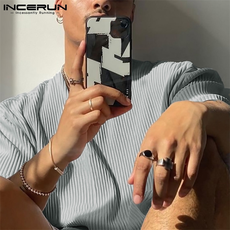 INCERUN Mens Fashionable Sets Handsome Sexy Casual Shorts Stylish Pleated Sports Short sleeved Two piece Suits S 5XL 220615, Light gray
INCERUN Mens Fashionable Sets Handsome Sexy Casual Shorts Stylish Pleated Sports Short sleeved Two piece Suits S 5XL 220615, Light gray