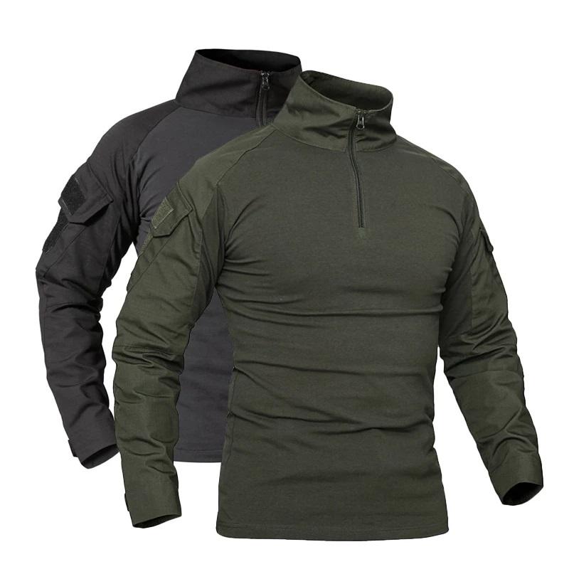 Men' T-Shirts Tactical Military T Shirt Men Army Uniform SWAT Soldiers Combat Long Sleeve Tops Camouflage Assault Paintball Shirts 5XL, Khaki
Men' T-Shirts Tactical Military T Shirt Men Army Uniform SWAT Soldiers Combat Long Sleeve Tops Camouflage Assault Paintball Shirts 5XL, Khaki