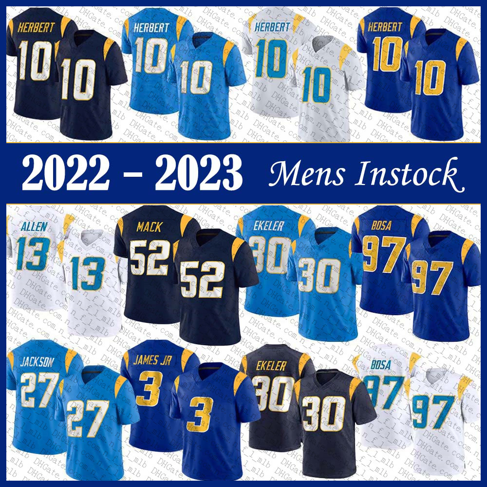 Jersey Los Angeles''Chargers''10 Justin Herbert 52 Khalil Mack Mens Football 13 Keenan Allen 97 Joey Bosa 30 Austin Ekeler 27 J.C. Jackson 3 De, Shown
Jersey Los Angeles''Chargers''10 Justin Herbert 52 Khalil Mack Mens Football 13 Keenan Allen 97 Joey Bosa 30 Austin Ekeler 27 J.C. Jackson 3 De, Shown
