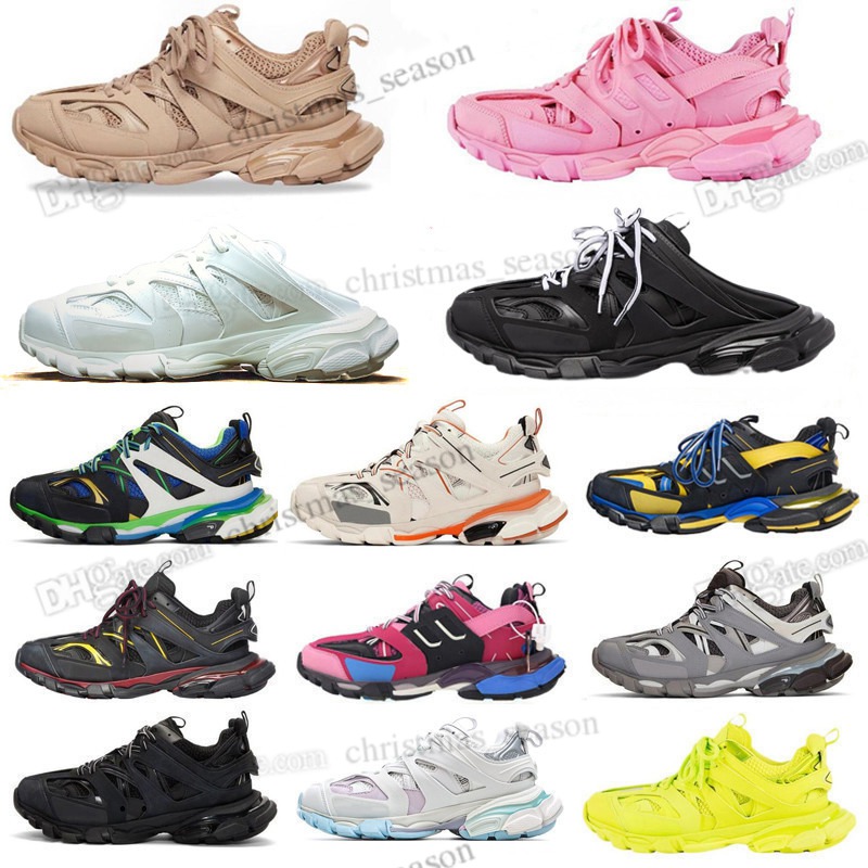 Tracks Men Women Casual Shoes Track 3 3.0 Designer Triple white black pink Tess.s. Gomma leather Trainer Nylon Printed trainers Sneakers 35-45, I need box
Tracks Men Women Casual Shoes Track 3 3.0 Designer Triple white black pink Tess.s. Gomma leather Trainer Nylon Printed trainers Sneakers 35-45, I need box