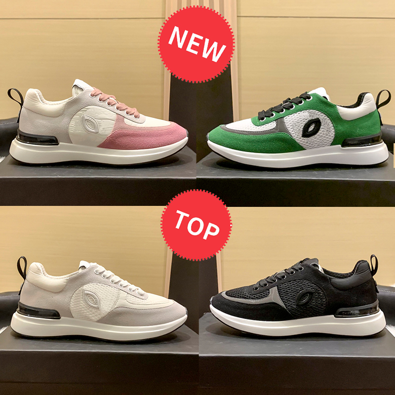 Top casual shoes 21SS Inter locking Suede Lambskin sneaker cnel women purple grey turquoise black rose pink violet green luxury designer sneakers womens trainers, 05 pink
Top casual shoes 21SS Inter locking Suede Lambskin sneaker cnel women purple grey turquoise black rose pink violet green luxury designer sneakers womens trainers, 05 pink