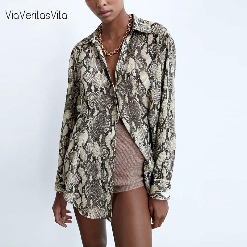Harajuku Animal Snake Skin Print Shirt Women Turn Down Collar Long Sleeves Blouse Elegant Ladies Casual Blouses Autumn Tops Trf Women's & Sh, Gray
Harajuku Animal Snake Skin Print Shirt Women Turn Down Collar Long Sleeves Blouse Elegant Ladies Casual Blouses Autumn Tops Trf Women's & Sh, Gray