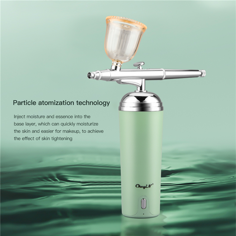 Nano Oxygen Injection Sprayer Water Spray Moisturizing Steamer Cosmetology Hydra Face Spa Machine Skin Rejuvenation Tool 220711