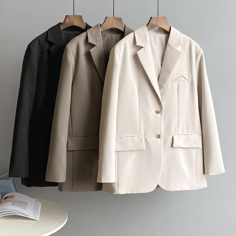Women's Suits & Blazers Women Spring Coat Turn Down Collar Autumn Blazer Feminino Vintage Ladies Casaco Tops For ClothesWomen's, Beige
Women's Suits & Blazers Women Spring Coat Turn Down Collar Autumn Blazer Feminino Vintage Ladies Casaco Tops For ClothesWomen's, Beige