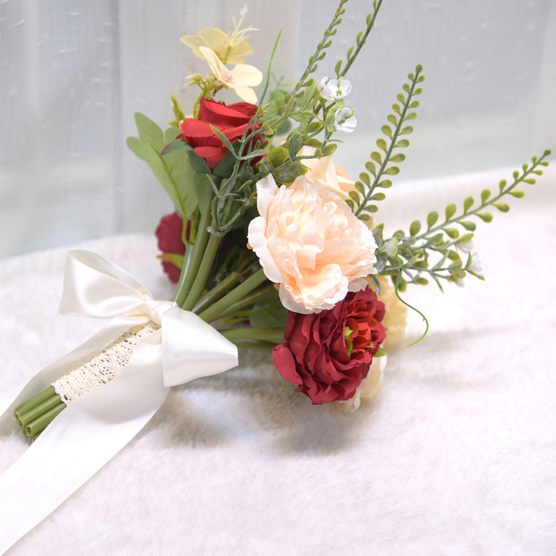 Wedding bridal supplies photo retro photo props Korean small bouquets family party