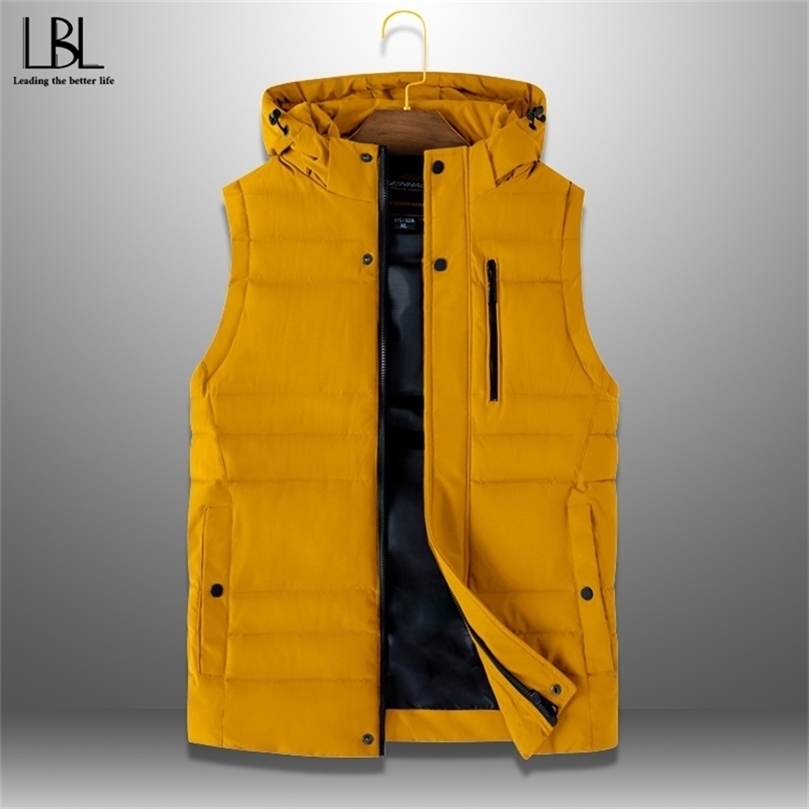 Men Autumn Thick Hooded Sleeveless Vest Jacket WaistCoat Men Winter Fashion Casual Warm Cotton-Padded Vests Waistcoat 201127, Lbl2008 wine red
Men Autumn Thick Hooded Sleeveless Vest Jacket WaistCoat Men Winter Fashion Casual Warm Cotton-Padded Vests Waistcoat 201127, Lbl2008 wine red