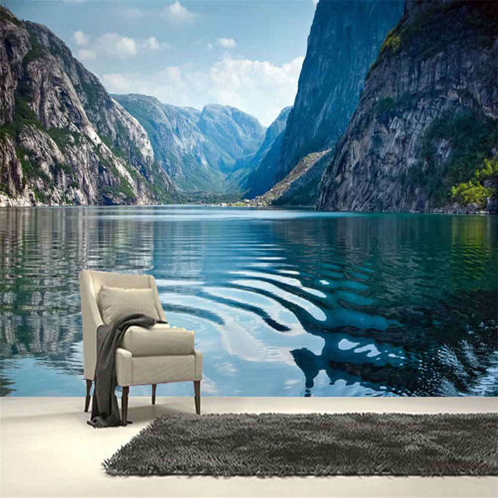Papel de parede natural scenery 3d wallpaper living room kitchen tv wall bedroom wall papers home decor mural