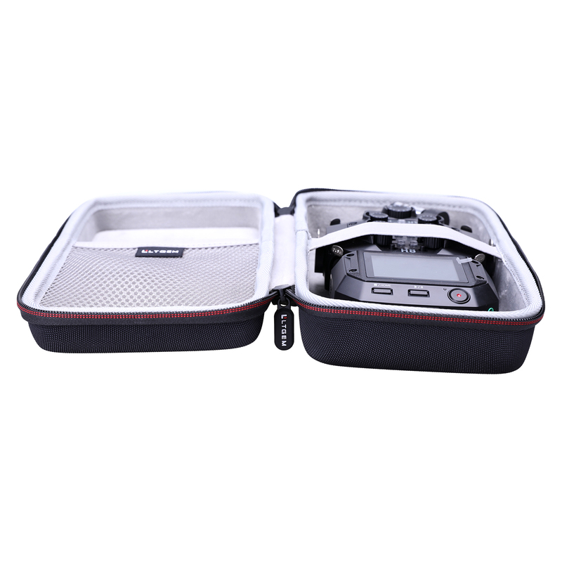 LTGEM EVA Hard Case for Zoom H8 8-Input / 12-Track Portable Handy Recorder For Podcasting, Music, Field Recording + 128GB Memory 220414