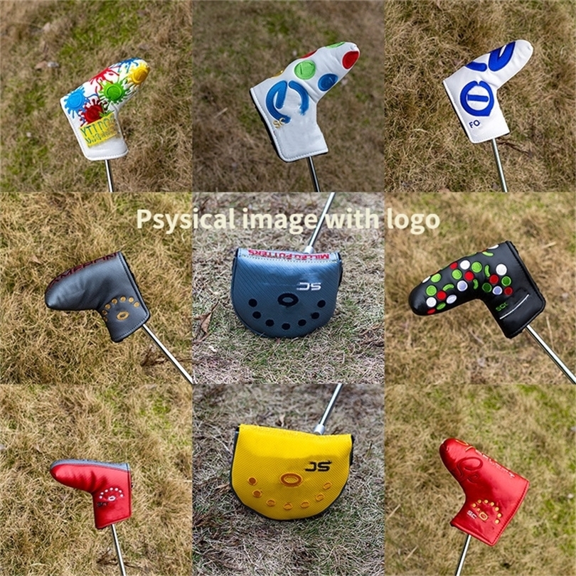 Golf Headcover Putter Head Cover for Driver Fairway Hybrid Clown Embroidery Leather Protector Wood Covers 220609gx
Golf Headcover Putter Head Cover for Driver Fairway Hybrid Clown Embroidery Leather Protector Wood Covers 220609gx