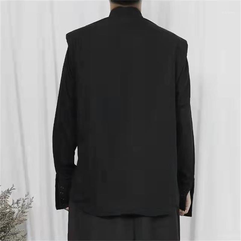 Men' Casual Shirts Loose Long Sleeved Shirt 2022 Autumn Youth Personality Trend Camisole Small Design Sense Large, Black
Men' Casual Shirts Loose Long Sleeved Shirt 2022 Autumn Youth Personality Trend Camisole Small Design Sense Large, Black