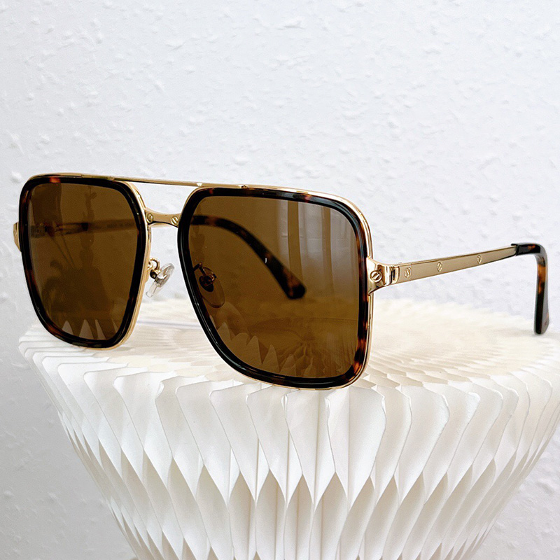 Popular famous brand mens and womens luxury designer sunglasses CT0263 metal frame handsome mans sunglasses top quality with original box