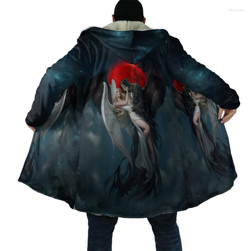 Men' Trench Coats Fashion Winter Mens Cloak Santa Claus Skull Tattoo 3D Full Printing Fleece Hooded Coat Unisex Casual Thick Warm Cape Kend, Beige
Men' Trench Coats Fashion Winter Mens Cloak Santa Claus Skull Tattoo 3D Full Printing Fleece Hooded Coat Unisex Casual Thick Warm Cape Kend, Beige