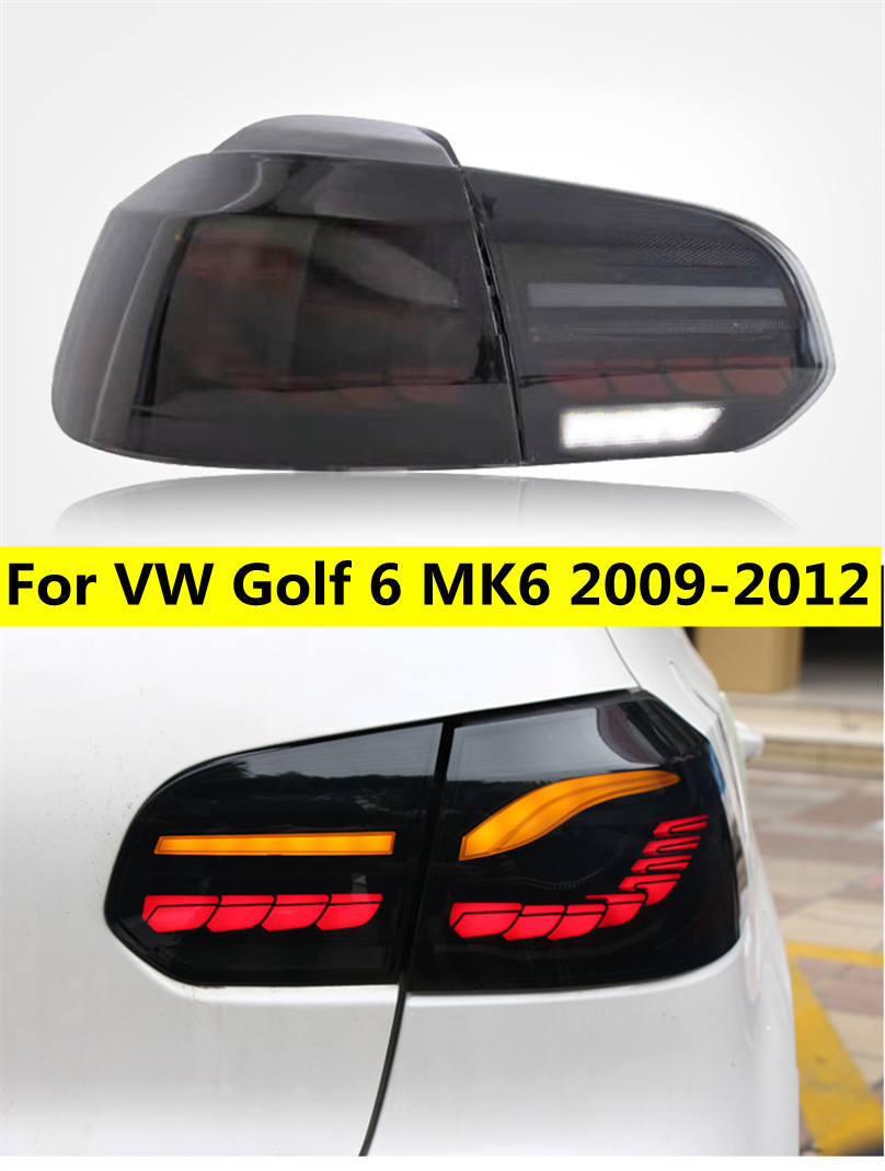 Car Tuning Lights For Golf 6 2009-2012 Golf6 MK6 R20 LED Street Light DRL Brake Stream Turn Signal Reversing Highlights